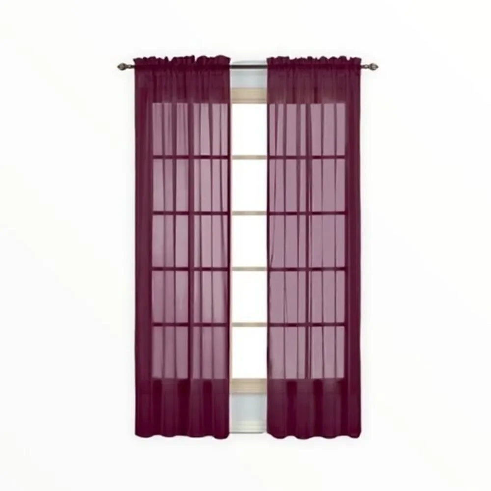 United Monte Carlo Voile Window Curtain Panel